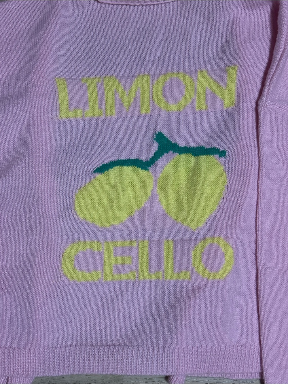 Limoncello Graphic Knit Crewneck Sweater - Picture 2 of 3